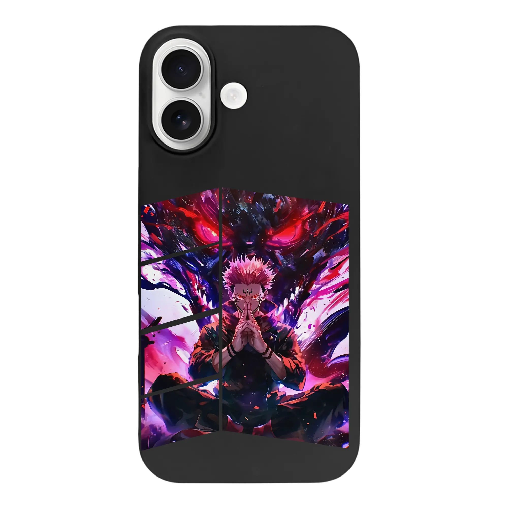 呪術廻戦 グッズ,両面宿儺 - iPhone 17 シリーズ シリコンケース 薄型 耐衝撃 指紋防止 ソフトタッチカバー 精密フィット 傷防止 保護ケース iPhone 17/17 Air/17 Pro/17 Pro Max 対応